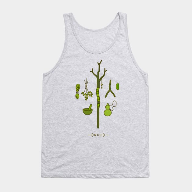 RPG Adventure Kit - Druid Tank Top by _automaton